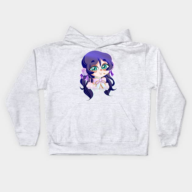 White Day Nozomi Kids Hoodie by scribblekisses